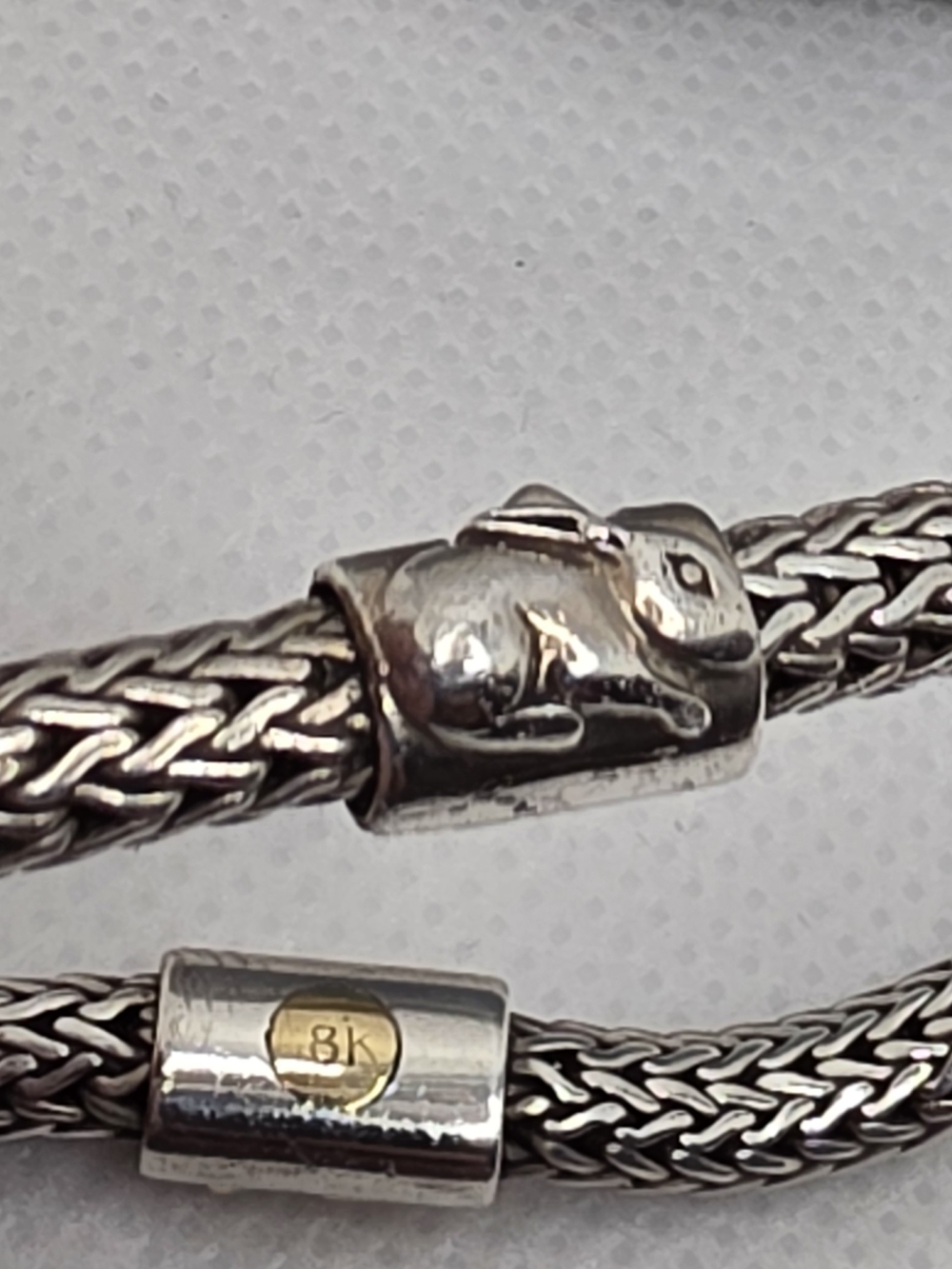  John Hardy Children's Baby Bunny bracelet featuring 18 - Picture 5 of 9